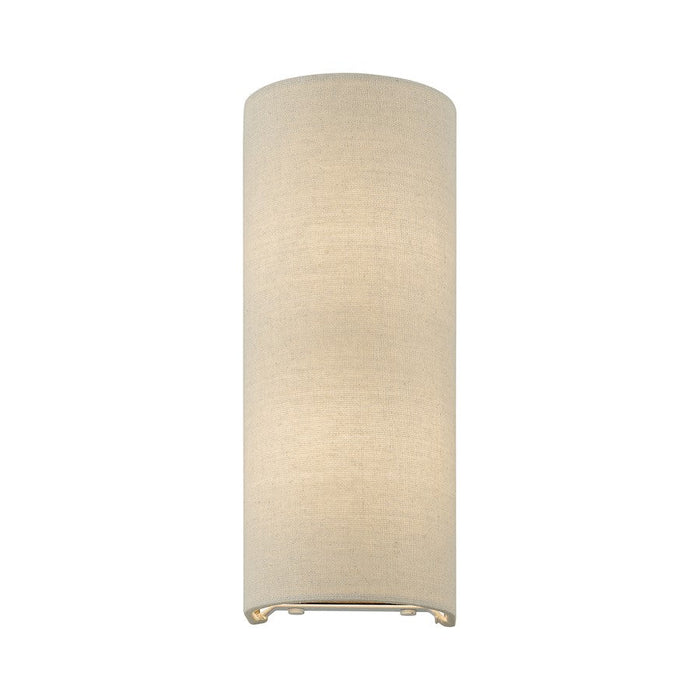 Livex Bellingham 2 Light ADA Candelabra Sconce, Gold Leaf/Parchment