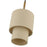 Livex Bellingham 1 Light Mini Pendant, Gold Leaf/Parchment