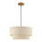 Livex Bellingham 3 Light Pendant Chandelier, Gold Leaf/Parchment - 58892-48