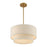 Livex Bellingham Pendant Chandelier, Gold Leaf/Parchment