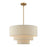 Livex Bellingham 4 Light Pendant Chandelier, Gold Leaf/Parchment - 58894-48