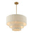 Livex Bellingham Pendant Chandelier, Gold Leaf/Parchment