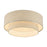 Livex Bellingham 3 Light Semi-Flush Mount, Gold Leaf/Parchment