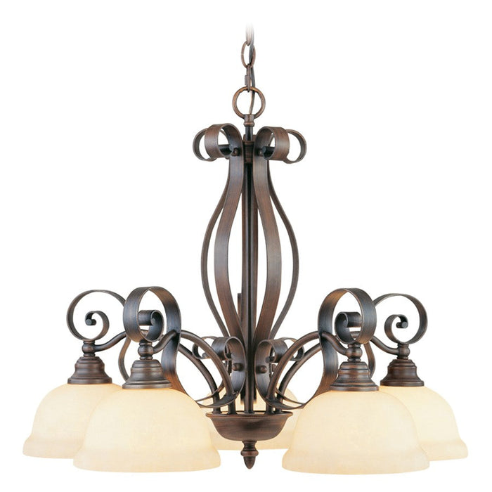 Livex Lighting Manchester Chandelier, Imperial Bronze