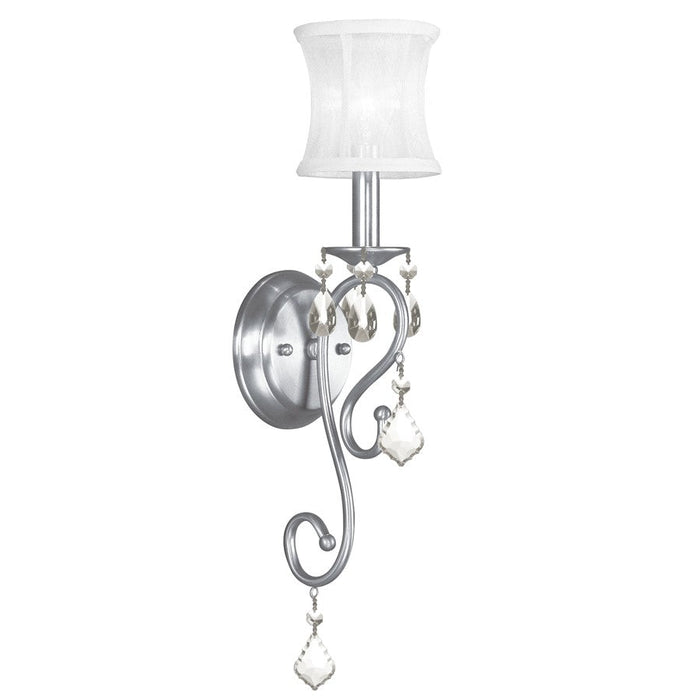 Livex Lighting Newcastle Wall Sconce, Brushed Nickel