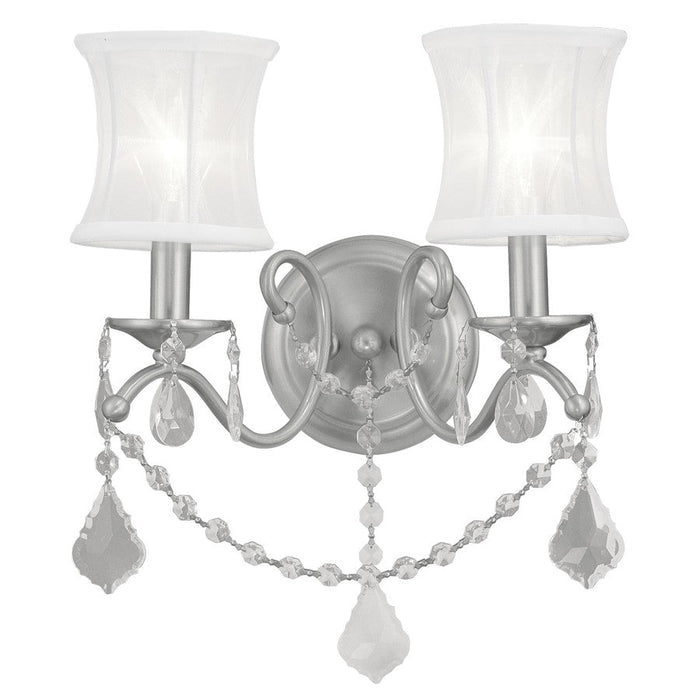 Livex Lighting Newcastle Wall Sconce, Brushed Nickel