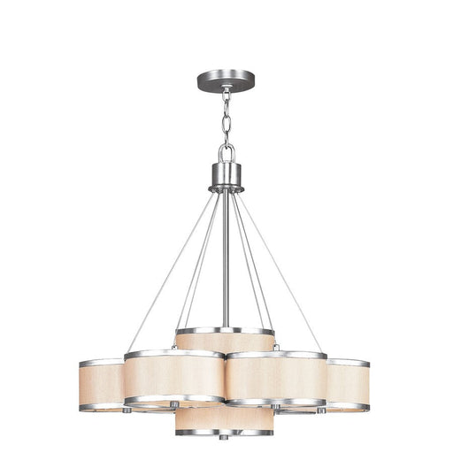 Livex Lighting Park Ridge Chandelier, Brushed Nickel