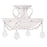 Livex Lighting Chesterfield/Pennington Ceiling Mount, Alabaster