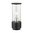 Livex Atlantic 1 Lt Outdoor Post Top Lantern, Black/Silver