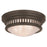 Livex Berwick 3 Light Ceiling Mount, Bronze/Hand Blown Glass - 73053-07