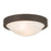 Livex New Brighton 12.25" 2 Light Ceiling Mount, Bronze/Alabaster - 73951-07