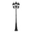 Livex Hamilton 3 Light Outdoor Post Light, Textured Black - 7553-14