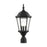 Livex Hamilton 3 Light Outdoor Post Top Lantern, Textured Black - 7563-14