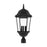 Livex Hamilton 3 Light Large Outdoor Post Top Lantern, Textured Black - 7568-14