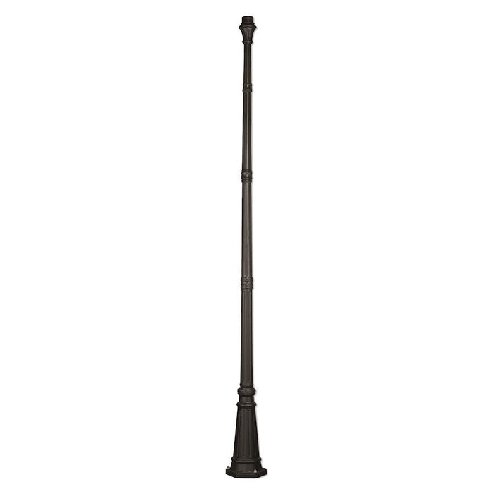 Livex Outdoor Accessories 7617 Light Outdoor Lamp Post, Textured Black - 7617-14