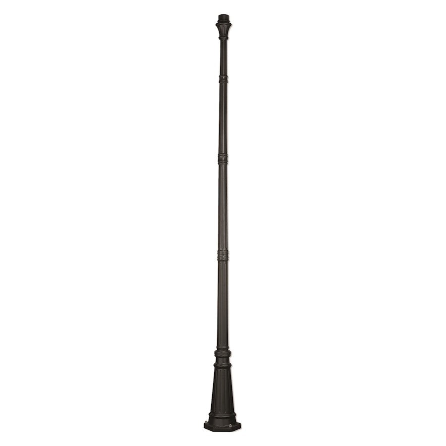 Livex Outdoor Accessories 7617 Light Outdoor Lamp Post, Textured Black - 7617-14