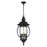 Livex Frontenac 4 Light Outdoor Pendant Lantern, Textured Black - 7705-14