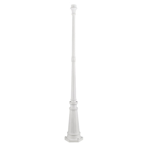 Livex Outdoor Accessories 7709 Light Outdoor Lamp Post, Textured White - 7709-13
