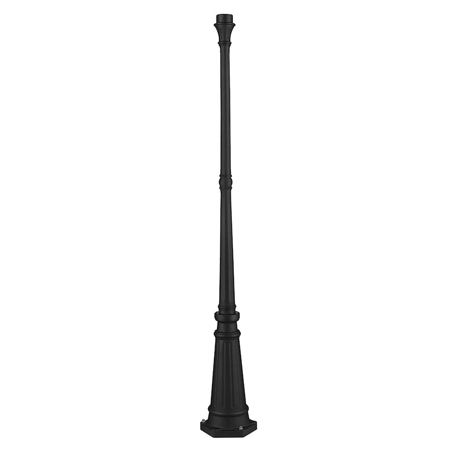 Livex Outdoor Accessories 7709 Light Outdoor Lamp Post, Textured Black - 7709-14