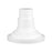 Livex Outdoor 8" Pier Mount Adapter, Textured White - 78216-13