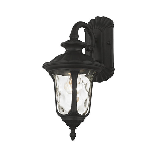 Livex Oxford 1 Light Outdoor Downward Small Wall Lantern, Black - 7851-14