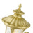 Livex Oxford 1 Lt Outdoor Small Wall Lantern, Gold/Clear Water