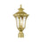 Livex Oxford 1 Lt Outdoor Med Post Top Lantern, Gold/Clear Water - 7855-33