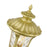 Livex Oxford Outdoor Post Top Lantern, Gold/Clear Water