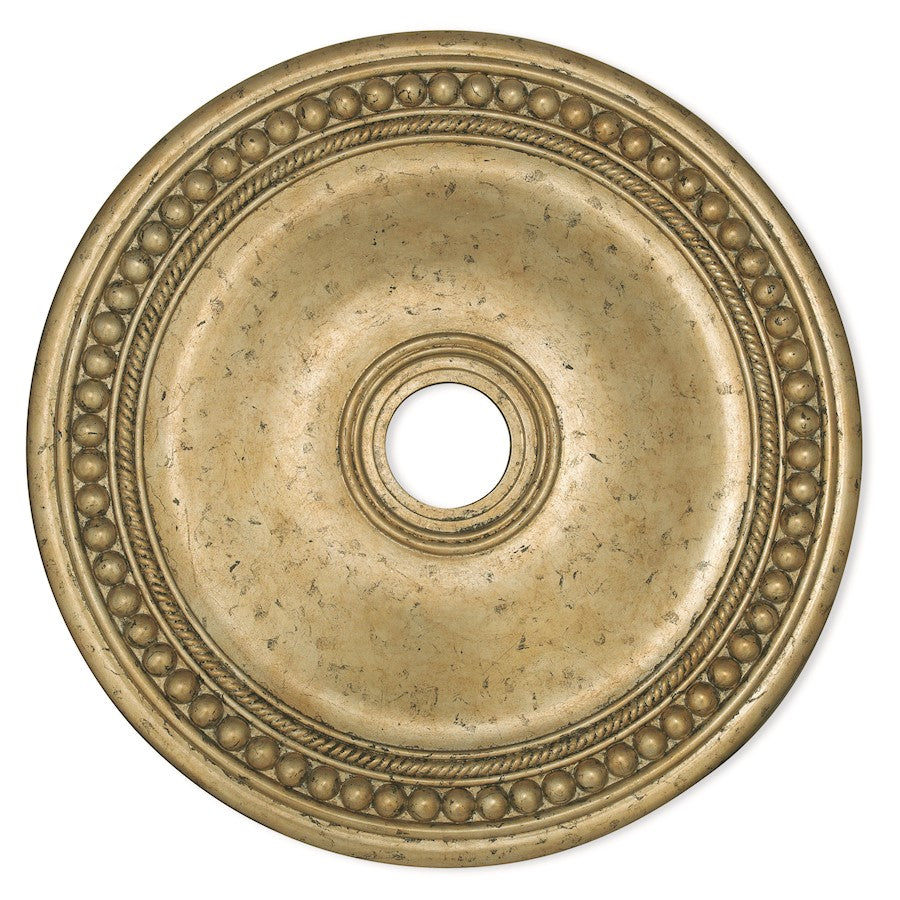 Livex Wingate Ceiling Medallion, Hand Applied Winter Gold - 82076-28