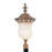 Livex Savannah 1 Light Outdoor Post Lantern, Venetian Patina - 8494-57