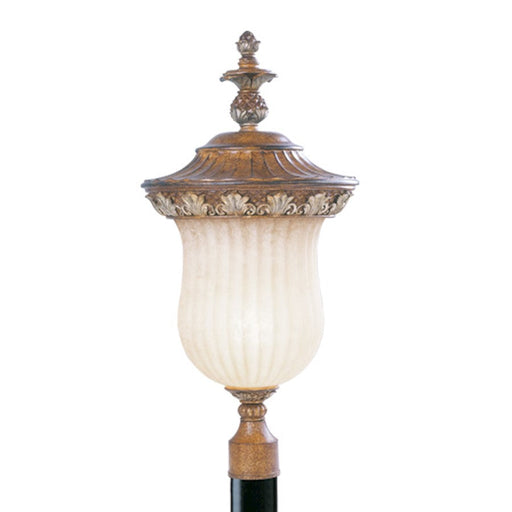 Livex Savannah 1 Light Outdoor Post Lantern, Venetian Patina - 8494-57