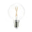 Livex Pack of 60, 2W, 3000K, G16.5 Globe Filament LED Bulbs, Clear - 920211X60