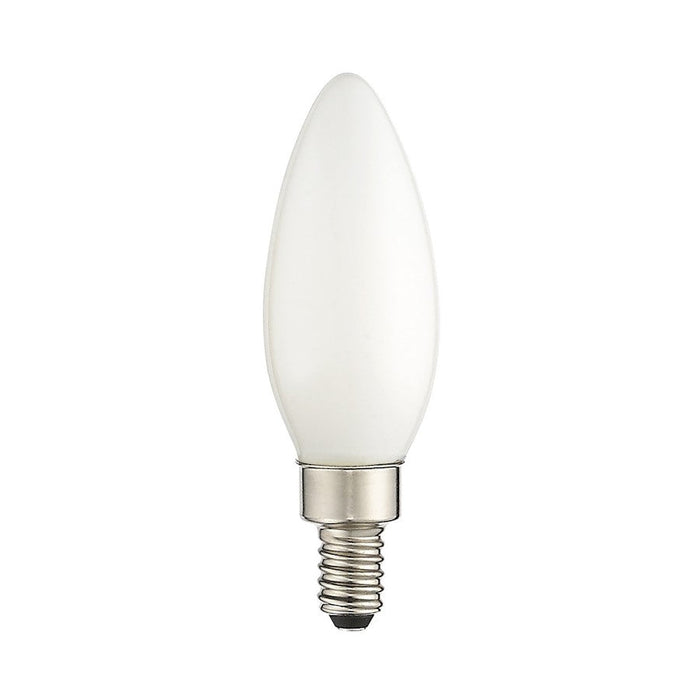 Livex Pack of 10, B10 Torpedo Filament LED Bulbs, Soft White Glass - 920413X10