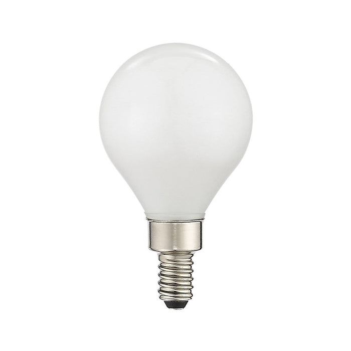 Livex Pack of 10, G16.5 Globe Filament LED Bulbs, Soft White Glass - 920415X10