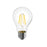 Livex Pack of 10, Dimmable A19 Pear Filament LED Bulbs, Clear Glass - 926041X10