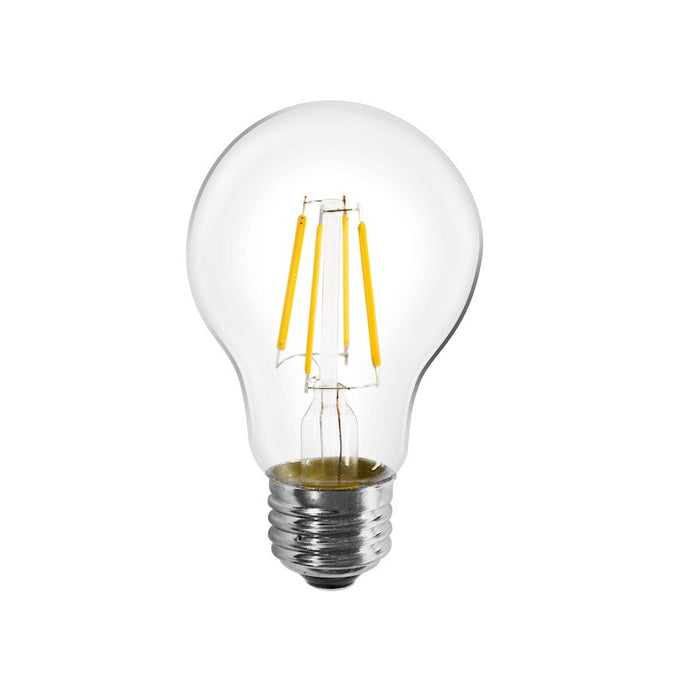 Livex Pack of 10, Dimmable A19 Pear Filament LED Bulbs, Clear Glass - 926041X10