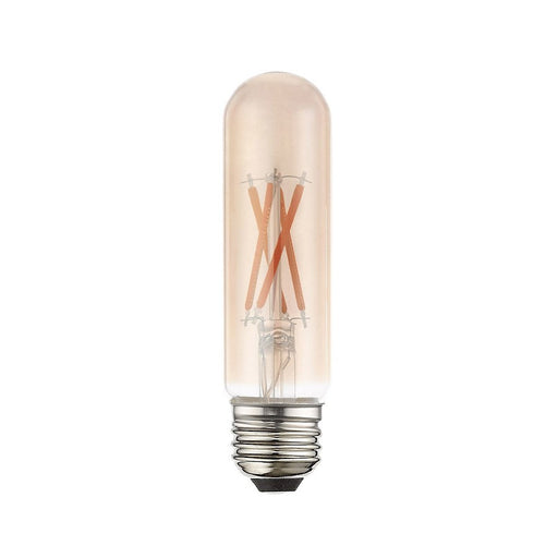 Livex Pack of 10, 4.5W, 2200K, T10 Tube Filament LED Bulbs, Amber - 960426X10