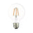 Livex Pack of 10, 8W, G25 Globe Filament LED Bulbs, Clear Glass - 960812X10