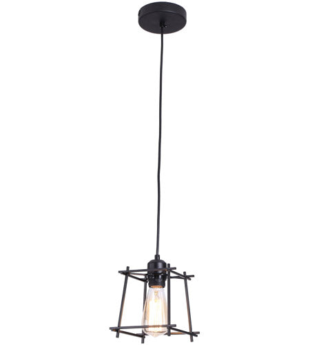 Lite Source Kansas Pendant, Matte Black