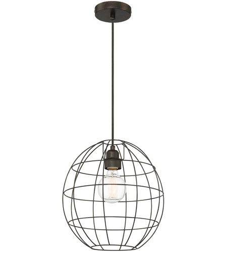 Lite Source Kaden 1 Light Pendant, Copper Bronze/Metal