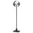 Lite Source Brisbane 1 Light Floor Lamp in Matte Black/Arteglass - C61429