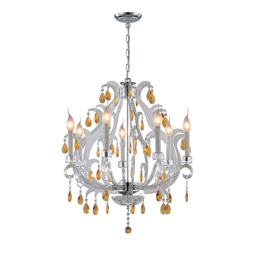 Lite Source Clarinda 7 Light Chandelier/Crystal - C7887