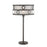 Lite Source Lavinia 1 Light Table Lamp, Burnished Bronze/Inner - LS-22833