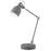 Lite Source Kalle Desk/1 Light Table Lamp, Grey - LS-23046GREY