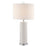 Lite Source Hackett 1 Light Table Lamp, Ceramic Grey/Linen - LS-23055GREY