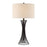 Lite Source Efton 1 Light Table Lamp, Matte Black/Linen - LS-23057