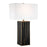 Lite Source Forte 1 Light Table Lamp, Body/White Linen - LS-23178