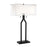 Lite Source Nalani 2 Light Table Lamp , Black/Doubles - LS-23238