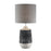 Lite Source Montana 1 Light Table Lamp, Grey Ceramic/Grey - LS-23317GRY-GRY