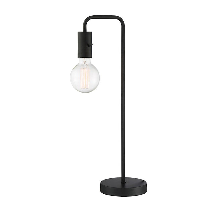 Lite Source Nilmani 1 Light Table Lamp, Black - LS-23338BLK